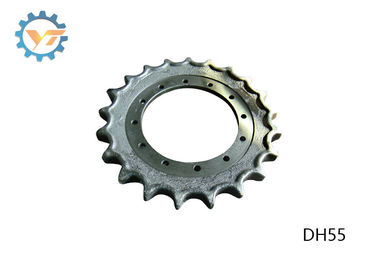 Black Excavator Drive Sprockets DH220 DH300 DH330-3 DAEWOO Undercarriage Parts