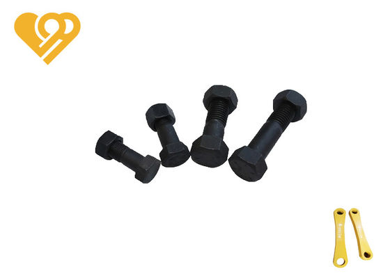 Customized Track Bolts and Nuts for Komatsu Excavator PC55 PC60 PC120 PC130 with High Hardness HRC38-40