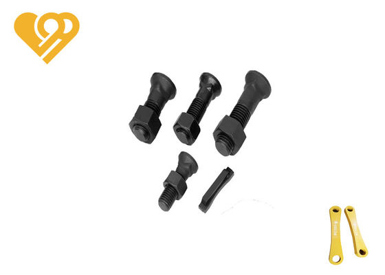 Customized Track Bolts and Nuts for Komatsu Excavator PC55 PC60 PC120 PC130 with High Hardness HRC38-40