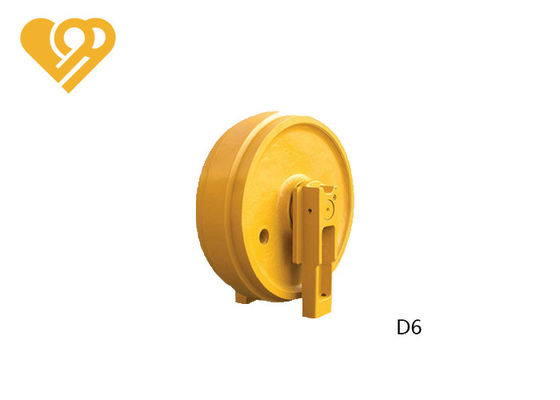 Heavy Duty Front Idler Assembly , Yellow D31 Bulldozer Idler Replacement