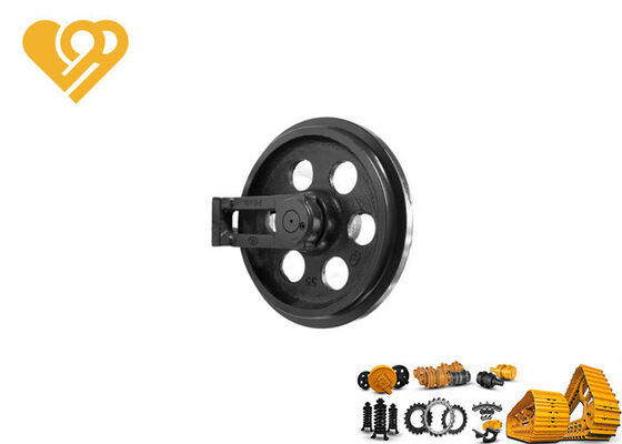 Komatsu PC40 Construction Machinery OEM Heat Treatment Undercarriage Spare Parts Forge Steel Front Idler Assembly