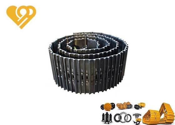 Heavy Duty Undercarriage Parts - SH135 Excavator Greased & Sealed High Strength Track Chain Link Assembly 44 Link 