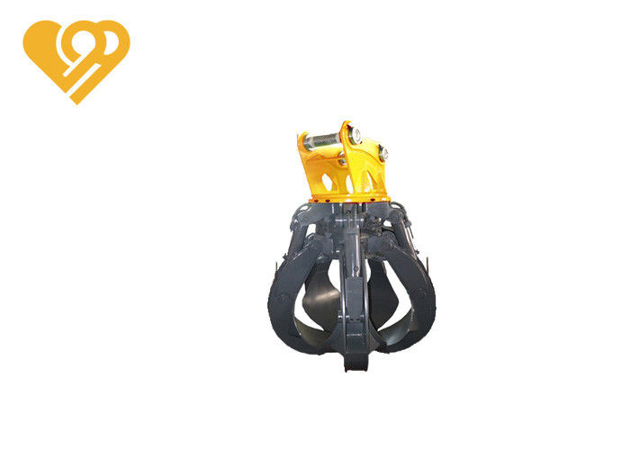 High Quality 5-Tine Orange Undercarriage Spareparts Grapple Bucket