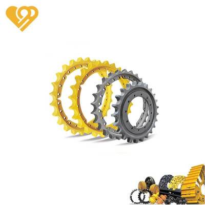 Kualitas Suku Cadang Undercarriage Excavator yang Tahan Lama SUMITOMO Drive Sprocket Kedalaman HRC 4-10 mm pabrik