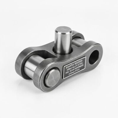 Kualitas Shantui SD22/SD23 Bulldozer Track Chain Link Assembly - 40Mn2 Alloy Steel HRC 52-58 Kekerasan 216mm Pitch pabrik