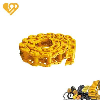 Kualitas Shantui SD22/SD23 Bulldozer Track Chain Link Assembly - 40Mn2 Alloy Steel HRC 52-58 Kekerasan 216mm Pitch pabrik