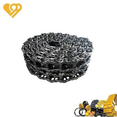 Kualitas Caterpillar E320/E320B Track Chain Link Assembly dengan 35MnBH Boron Steel HRC 50-56 Kekerasan dan Pitch 216mm pabrik