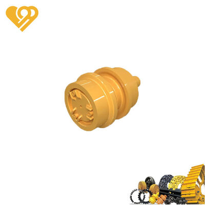 Kualitas 330D Caterpillar Excavator Track Carrier Roller Assembly Dipalsukan 50Mn Baja Induksi Harded Bagian Undercarriage pabrik